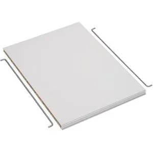 Sortierfachboden, VE 5 Stk, BxT 279 x 380 mm, lichtgrau RAL 7035 eurokraft pro