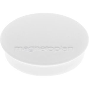 Magnet DISCOFIX STANDARD, Ø 30 mm, VE 80 Stk, weiß magnetoplan