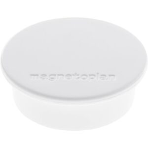 Magnet DISCOFIX COLOR, Ø 40 mm, VE 40 Stk, weiß magnetoplan