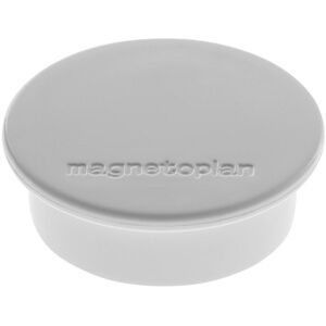 Magnet DISCOFIX COLOR, Ø 40 mm, VE 40 Stk, grau magnetoplan