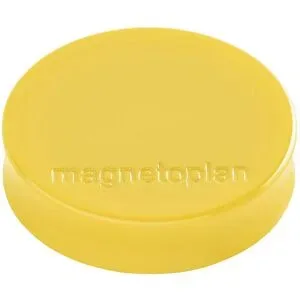 Ergo-Magnet, Ø 30 mm, VE 60 Stk, goldgelb magnetoplan