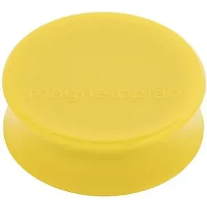 Ergo-Magnet, Ø 34 mm, VE 50 Stk, goldgelb magnetoplan