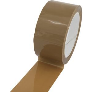 PP-Packband, Ausführung leise und extrastark, VE 36 Rollen, braun, Bandbreite 50 mm ratioform