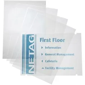 Ersatzfolien für CRYSTAL SIGN, für DIN-A3-Türschild, VE 20 Stk, HxB 420 x 297 mm DURABLE