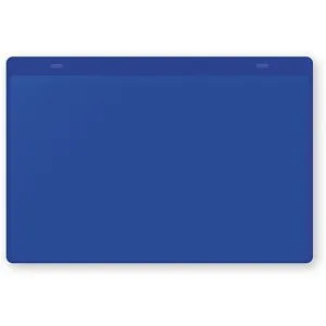 kaiserkraft Dokumententaschen, magnetisch, DIN A5 quer, VE 10 Stk, blau