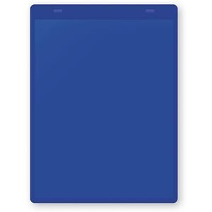 kaiserkraft Dokumententaschen, magnetisch, DIN A5 hoch, VE 10 Stk, blau