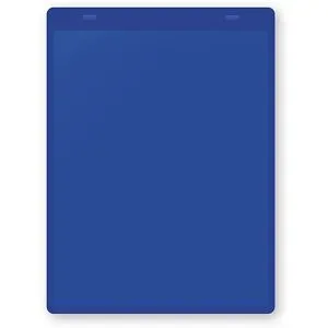 kaiserkraft Dokumententaschen, magnetisch, DIN A5 hoch, VE 50 Stk, blau