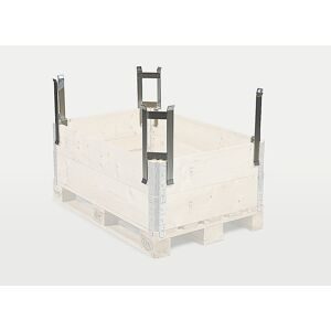 Distanzhalter, VE 4 Stk, für Aufsatzrahmen zu Palette, 400 mm lichte Höhe ratioform