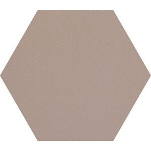 Design-Pinnwand sechseckig, Kork, BxH 600 x 600 mm, sand Chameleon