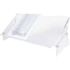 Dokumentenhalter ERGODOC®, höhenverstellbar 160 - 235 mm, transparent klar Dataflex