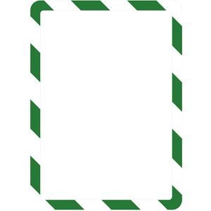 Präsentationssichthülle DIN A4, mit magnetischem Verschluss, selbstklebend, grün / weiß, VE 2 Stk Tarifold