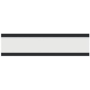 Fenstermagnet, HxB 15 x 60 mm, VE 20 Stk, schwarz magnetoplan