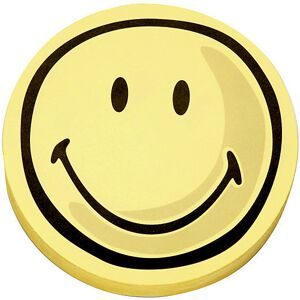Kommunikationskarten, Smiley positiv, VE 500 Stk, Ø 100 mm magnetoplan