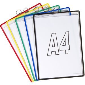 Hänge-Klarsichttasche, für Format DIN A4, farblich sortiert, VE 10 Stk Tarifold