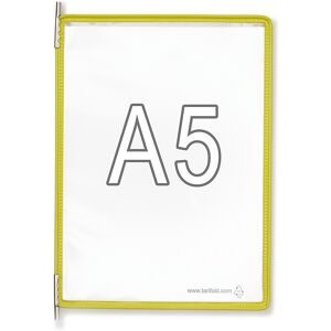 Klarsichttafel, VE 10 Stk, für DIN A5, gelb Tarifold