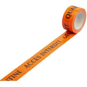 PVC-Warnband, Aufdruck Gesperrt, VE 6 Rollen, Bandbreite 50 mm ratioform