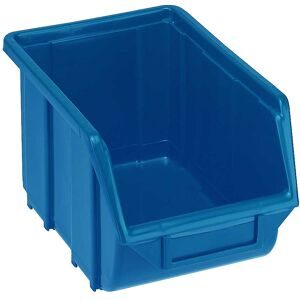 kaiserkraft Sichtlagerkasten aus Polypropylen, LxBxH 250 x 160 x 129 mm, blau, VE 30 Stk