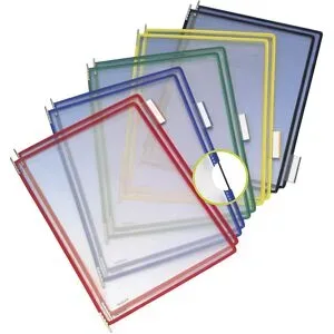 Klarsichttafel, VE 10 Stk, für DIN A5, farblich sortiert Tarifold