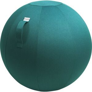 LEIV Sitzball, Stoffbezug in Canvas-Optik, 700 - 750 mm, petrol VLUV