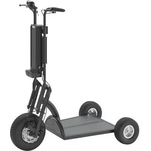 kaiserkraft Elektro Transportroller PRO, 350 W, 3 Räder, schwarz
