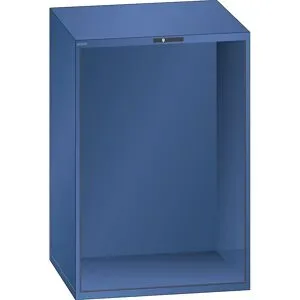 Schubladenschrank-Leergehäuse, Außen-BxT 1023 x 725 mm, Höhe 1450 mm, enzianblau LISTA
