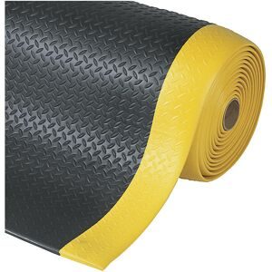 Arbeitsplatzmatte, Diamond Sof-Tred?, Breite 910 mm, pro lfd. m, schwarz/gelb NOTRAX