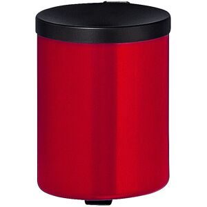 kaiserkraft Wandascher, flammverlöschend, 6 l, Stahl, rot