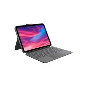 Logitech Combo Touch BookCase Passend für Apple-Modell: iPad 10.9 (10. Generation) Schwarz