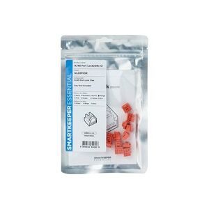 Smartkeeper RJ45 LAN Port Schloss NL03P1OR 12er Set Orange ohne Schlüssel NL03P1OR
