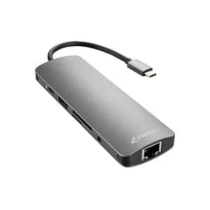 Sharkoon USB 3.0 Type C Combo Adapter, Dockingstation