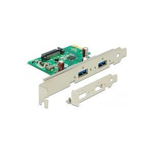 Delock 89391 PCI-Express Karte USB-A (USB 3.2 Gen 1) PCIe