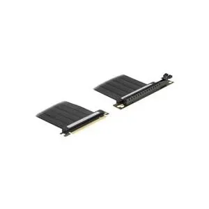 Delock Riser Karte PCI E 4.0 x16>x16 Slot 90° mit Kabel 30cm, Riser Card