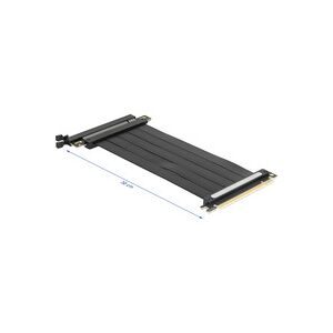Delock Riser Karte PCI Express 4.0 x16 Stecker zu x16 Slot mit Kabel 30 cm, Riser Card