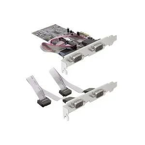 Delock 4 x serial PCI Express Card - Serieller Adapter