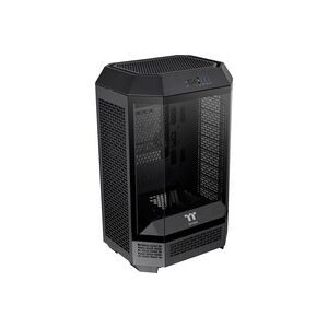 Thermaltake The Tower 300 Micro-Tower Gaming-Gehäuse Schwarz 2 vorinstallierte Lüfter, Seitenfenster