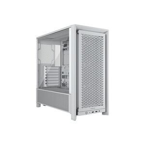 Corsair CC-9011313-WW Midi-Tower PC-Gehäuse Weiß Seitenfenster, Staubfilter