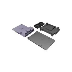 Joy-it Armor Case BLOCK ACTIVE SBC-Gehäuse Passend für (Entwicklungskits): Raspberry Pi® inkl. aktiven Kühler Schwarz