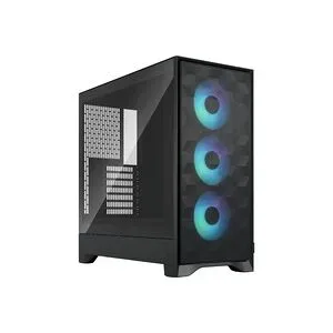 Fractal Design Geh Pop 2 Air Black TG RG Midi-Tower PC-Gehäuse Schwarz