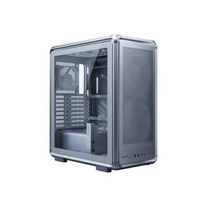 Cooler Master MasterFrame 500 Mesh Si Midi-Tower PC-Gehäuse Silber 3 vorinstallierte Lüfter, Seitenfenster, Staubfilter