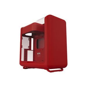 HYTE Wild Cherry Midi-Tower Gehäuse, PC-Gehäuse, Gaming-Gehäuse Rot