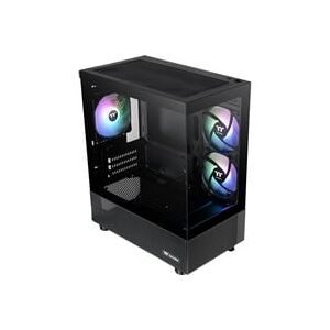 Thermaltake View 170 TG ARGB Black Micro-Tower PC-Gehäuse Schwarz