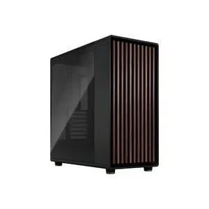 Fractal Design North XL Midi-Tower Gaming-Gehäuse Charcoal, Schwarz Staubfilter, 3 vorinstallierte Lüfter,