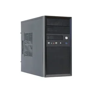 Chieftec Mesh Series CT-01B-350GPB Mini-Tower PC-Gehäuse Schwarz