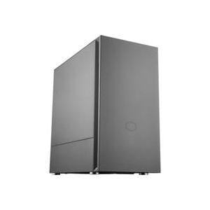 Cooler Master Silencio S400 Midi-Tower PC-Gehäuse Schwarz 2 vorinstallierte Lüfter, Staubfilter, gedämmt