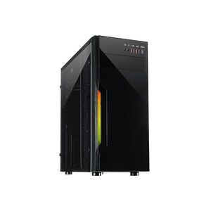 Inter-Tech B-42 RGB Tower PC-Gehäuse Schwarz Integrierte Beleuchtung