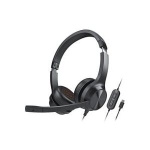 Creative Chat USB, On Ear Headset kabelgebunden Stereo Schwarz Lautstärkeregelung, Mikrofon-Stummschaltung