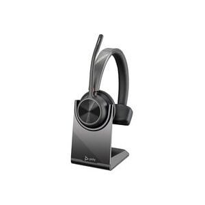 HP Poly Voyager 4310 UC Monaurales Headset +BT700 USB-A Adapter On Ear Headset Bluetooth® Stereo Schwarz Noise