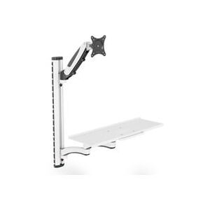 Digitus Monitor-Wandhalterung DA-90451 1 Display(s) 5,1 cm (2) - 304,8 cm (120) Schwarz, Weiß Ausziehbar, Drehbar,
