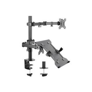 Goobay Monitorhalterung mit Laptop-Arm Flex