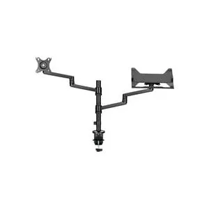 Goobay Deluxe Monitorhalterung mit Laptop-Arm